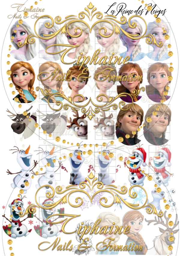 PLANCHE LA REINE DES NEIGES